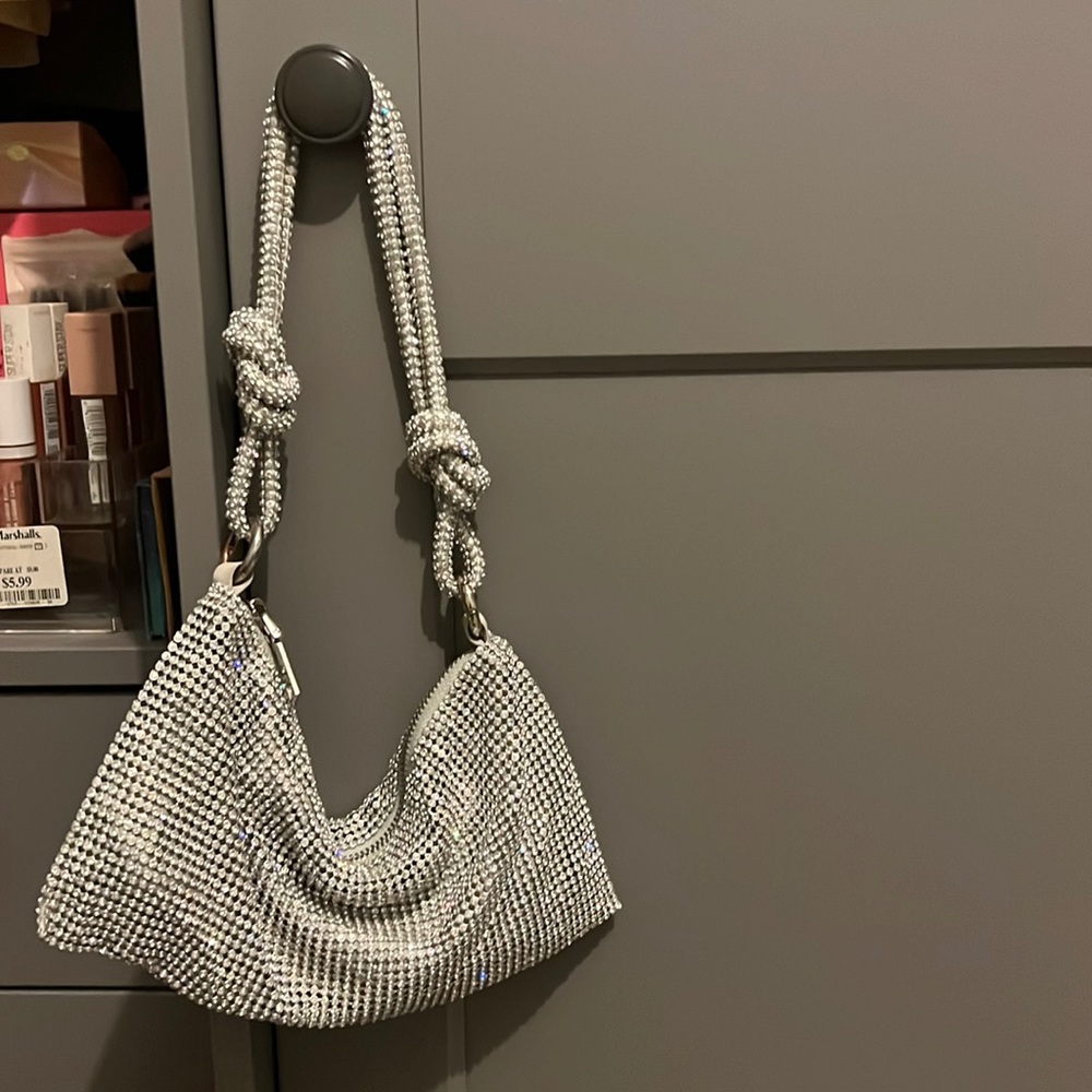 Silver party bag (small)